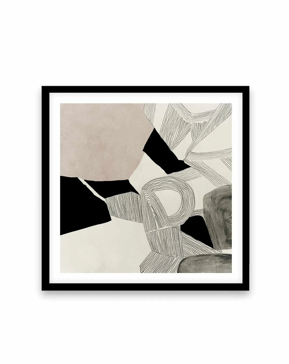 Stacks On No 2 Square Art Print from Olive et Oriel where you can shop wallpaper and artworks online