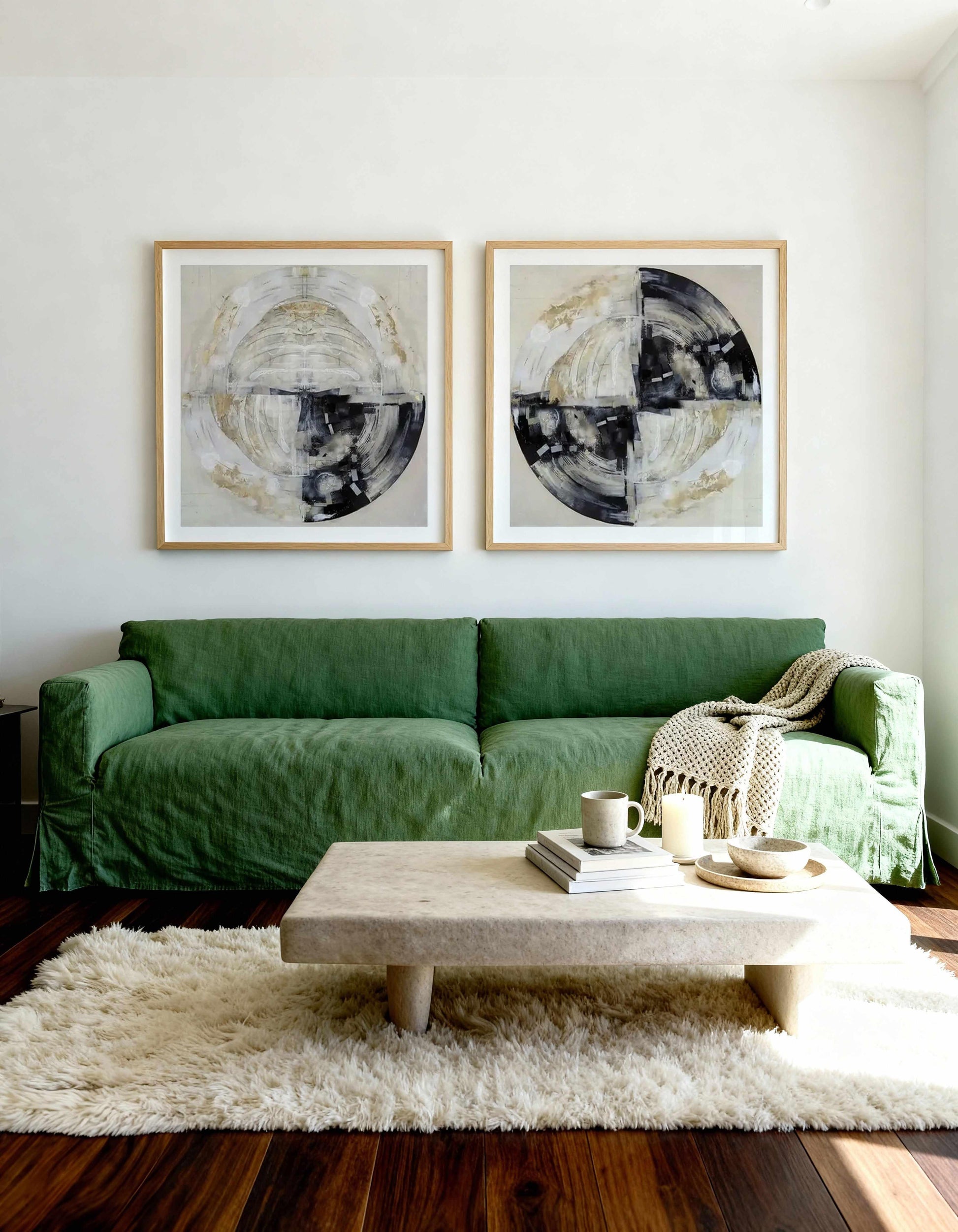 Stacks On No I & II Art Print Set of 2 | Matching Wall Art from Olive et Oriel where you can shop wallpaper and artworks online