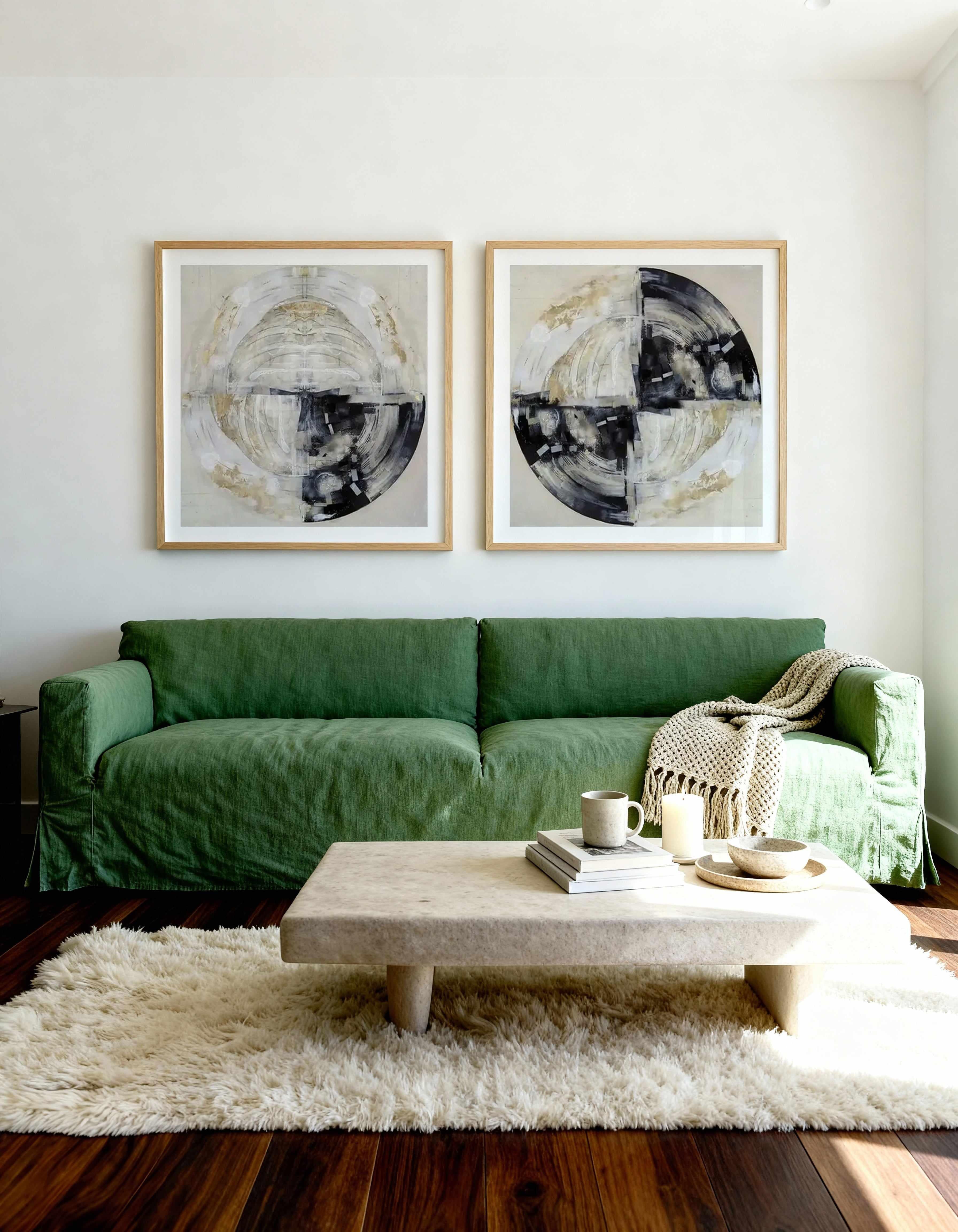 Stacks On No I & II Art Print Set of 2 | Matching Wall Art from Olive et Oriel where you can shop wallpaper and artworks online