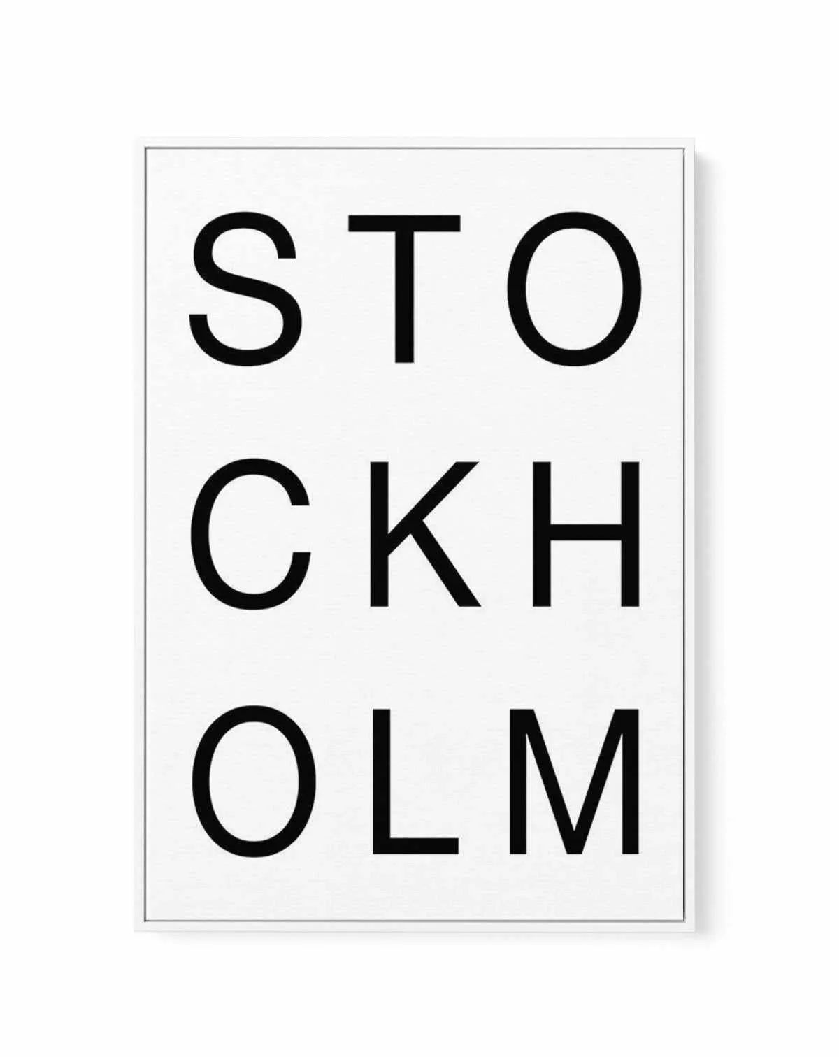 Stockholm | Framed Canvas-CANVAS-You can shop wall art online with Olive et Oriel for everything from abstract art to fun kids wall art. Our beautiful modern art prints and canvas art are available from large canvas prints to wall art paintings and our proudly Australian artwork collection offers only the highest quality framed large wall art and canvas art Australia - You can buy fashion photography prints or Hampton print posters and paintings on canvas from Olive et Oriel and have them delive