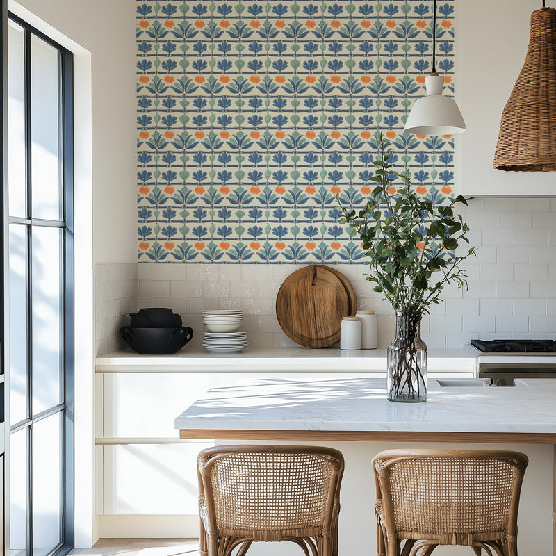 Aurora Wallpaper from Olive et Oriel where you can shop wallpaper and artworks online