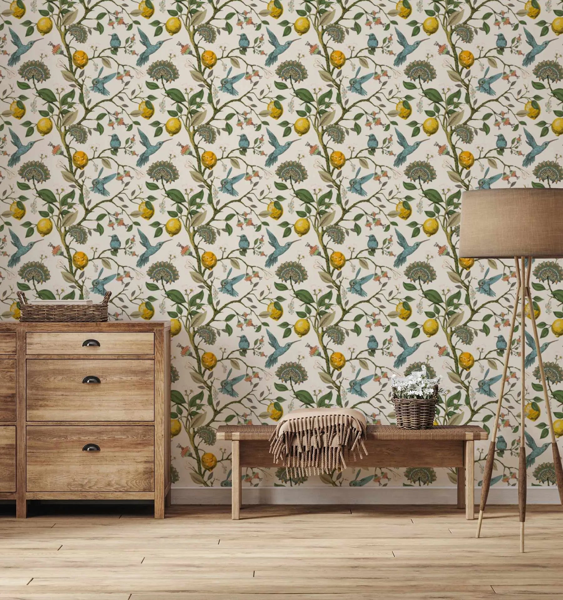 Summer in Capri Wallpaper from Olive et Oriel where you can shop wallpaper and artworks online