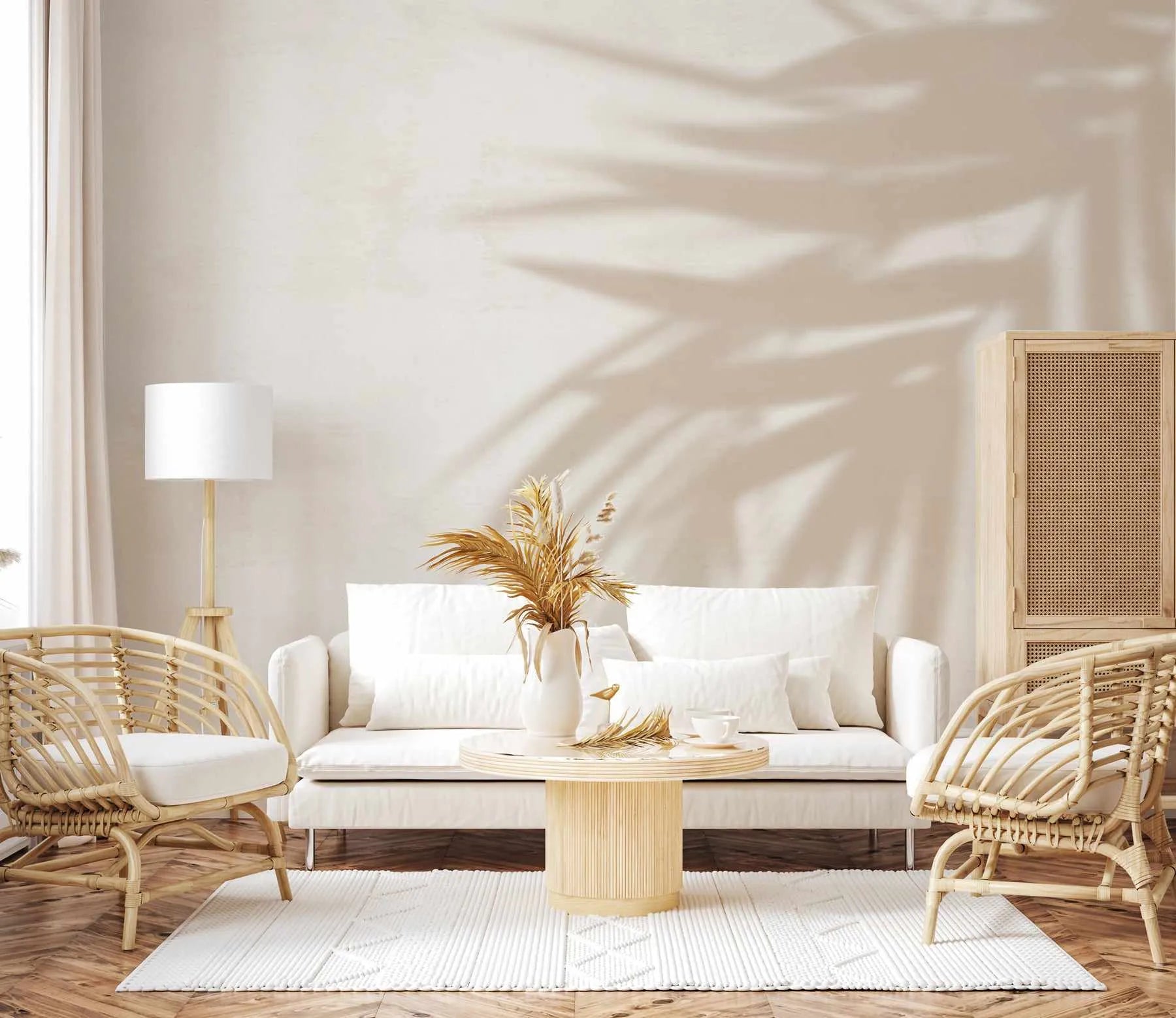 Midday in Santorini Wallpaper from Olive et Oriel where you can shop wallpaper and artworks online