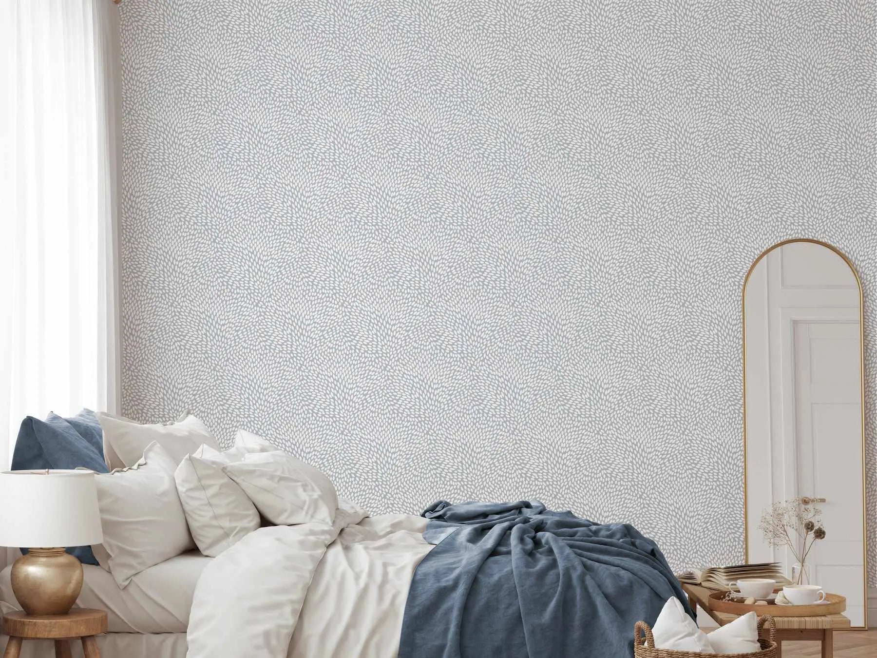 Aperol in Navy Wallpaper from Olive et Oriel where you can shop wallpaper and artworks online