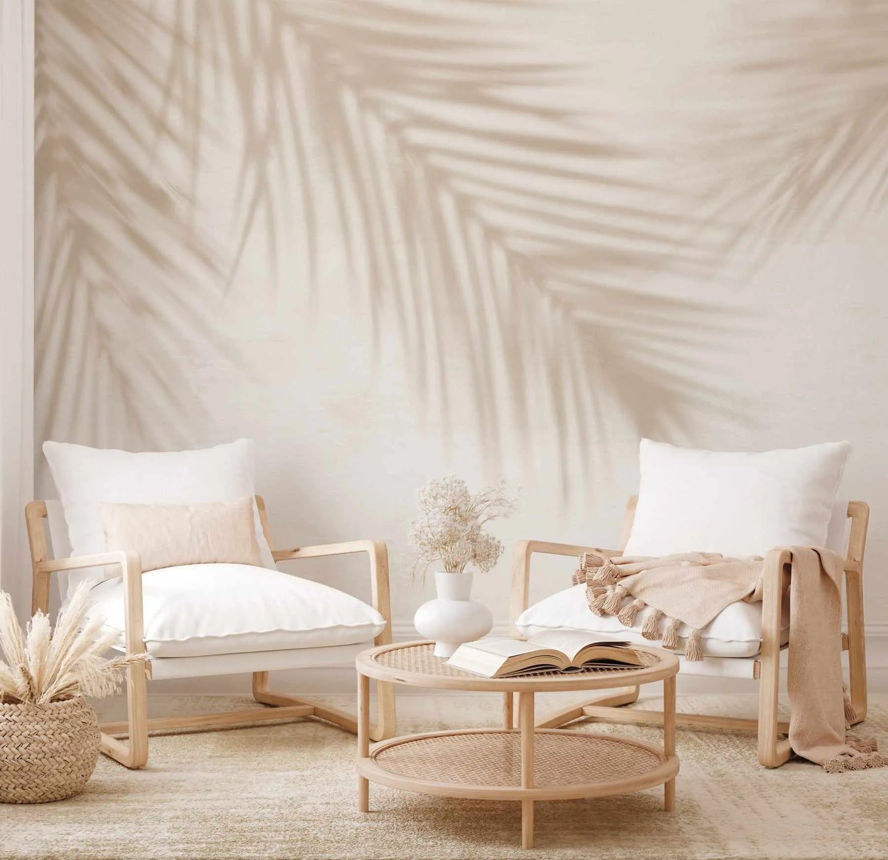 Golden Hour Mykonos Wallpaper from Olive et Oriel where you can shop wallpaper and artworks online