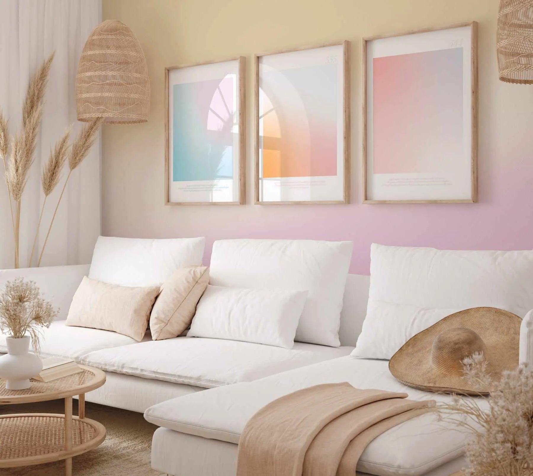 Aura in Candy Wallpaper from Olive et Oriel where you can shop wallpaper and artworks online