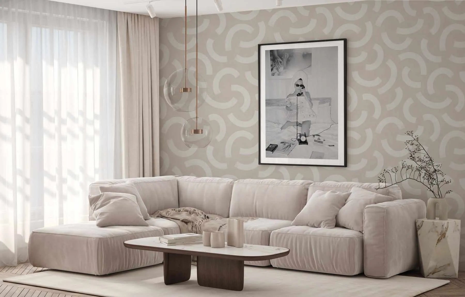 Brush Strokes Wallpaper from Olive et Oriel where you can shop wallpaper and artworks online
