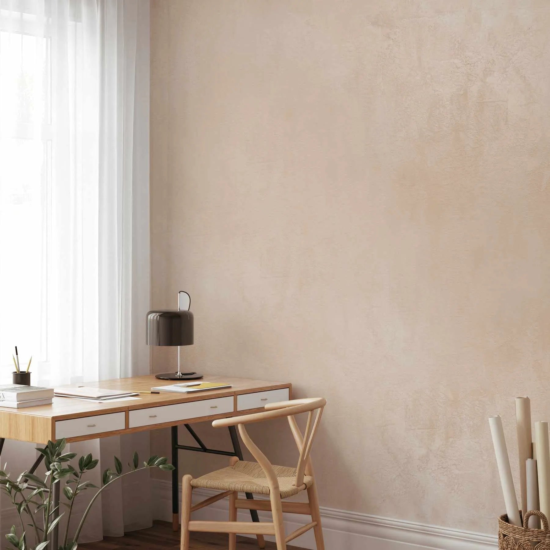 Venetian Plaster Wallpaper from Olive et Oriel where you can shop wallpaper and artworks online