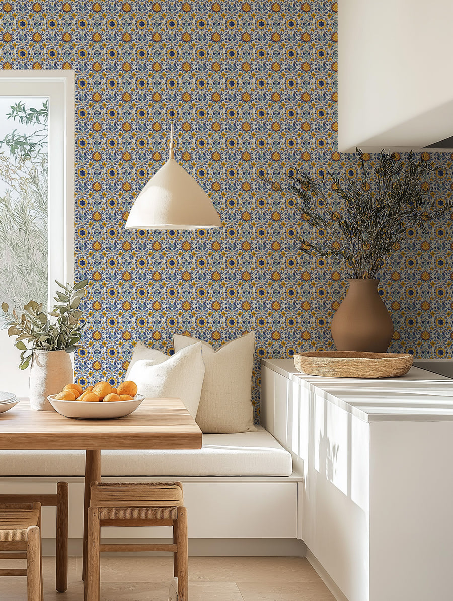 Ravello Wallpaper from Olive et Oriel where you can shop wallpaper and artworks online
