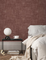 Aspen in Red Sienna Commercial Vinyl Wallcovering