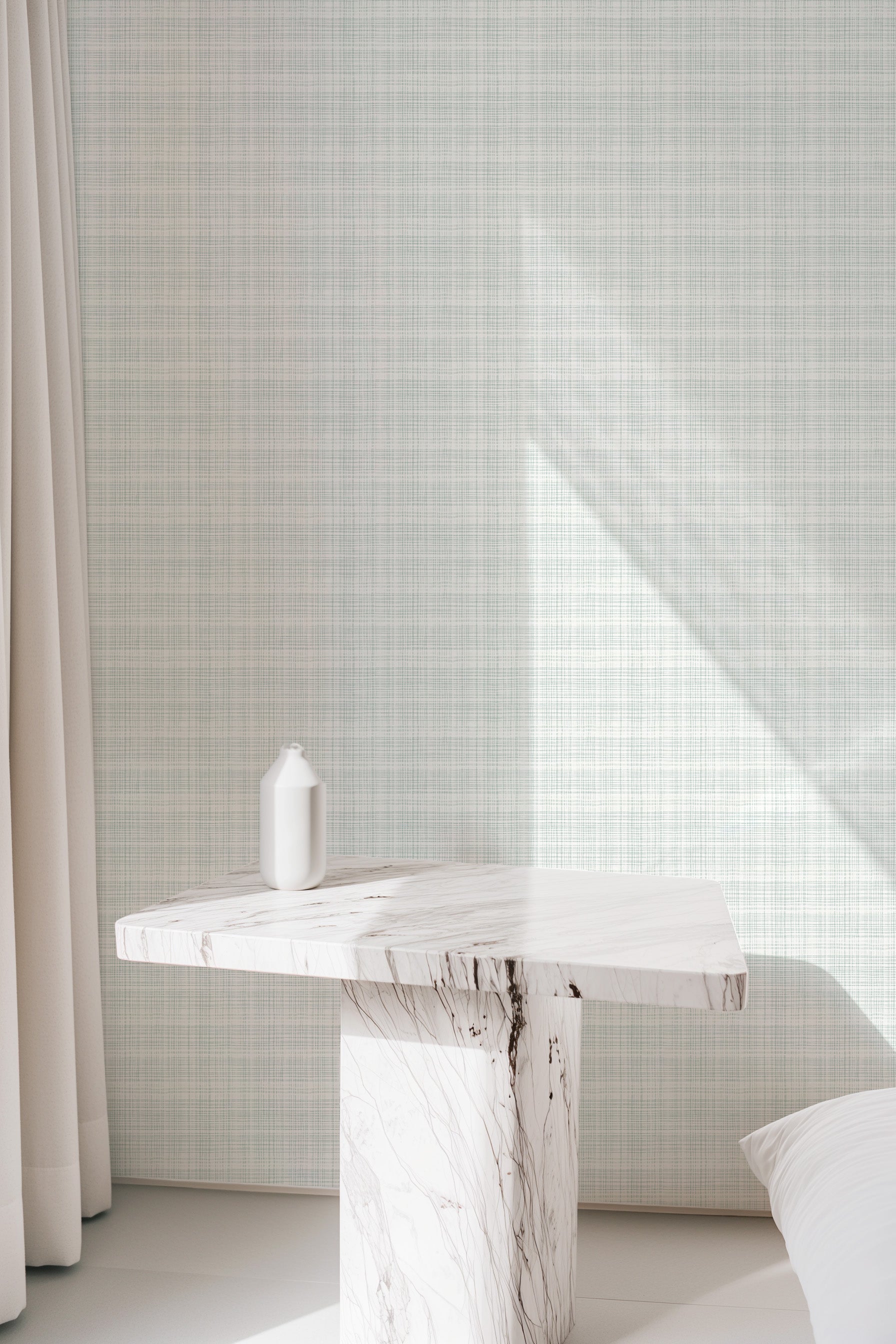 Vaucluse in Glacier Commercial Vinyl Wallcovering