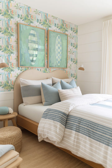 Island Vibes Wallpaper from Olive et Oriel where you can shop wallpaper and artworks online