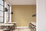 Aspen in Mustard Commercial Vinyl Wallcovering