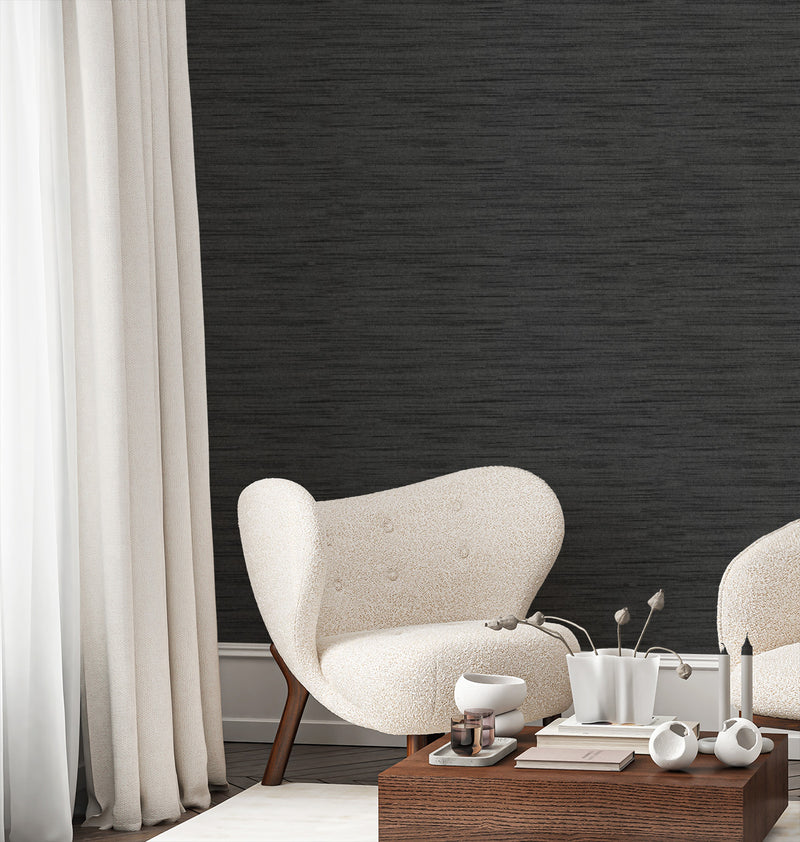 Soho in Charcoal Commercial Wallcoverings