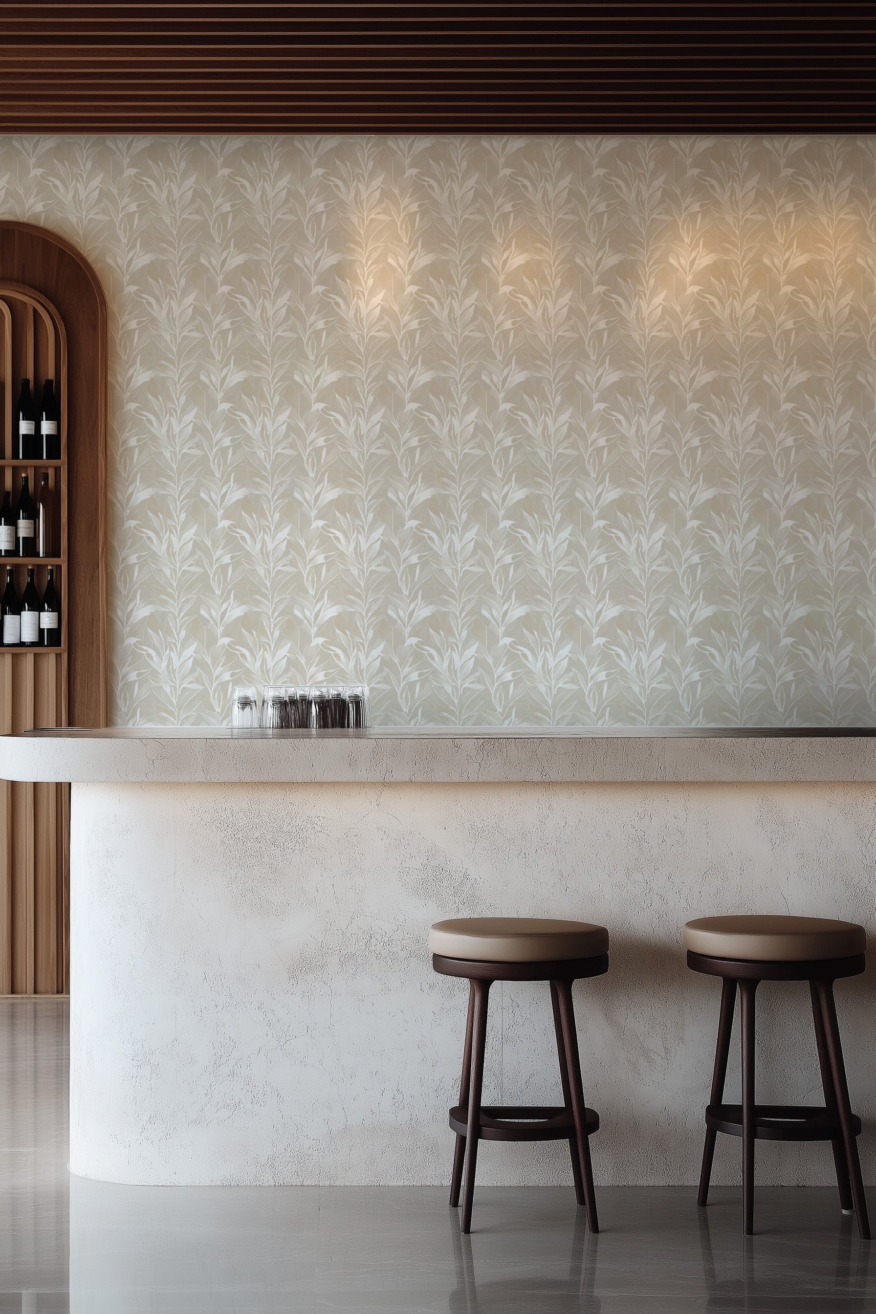 Henley in Oat Commercial Vinyl Wallcovering