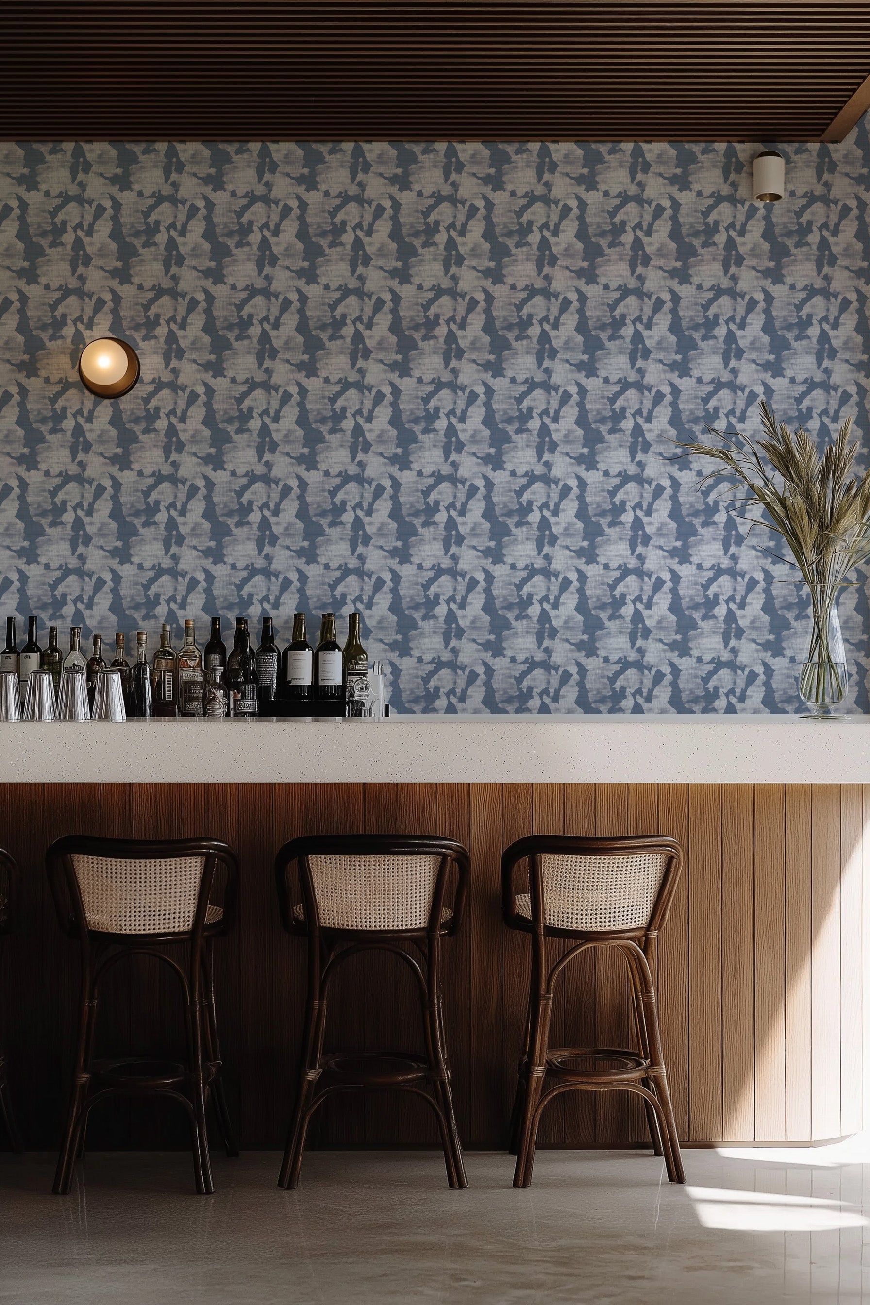 Northcote in Aegean Commercial Vinyl Wallcovering