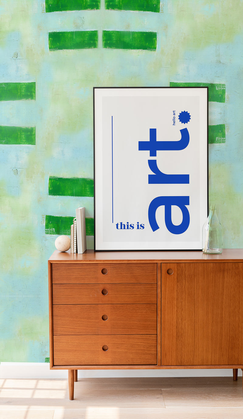 Always Off Shore by Jackie Green from Olive et Oriel where you can shop wallpaper and artworks online