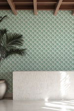 St. Barts in Pine Commercial Vinyl Wallcovering