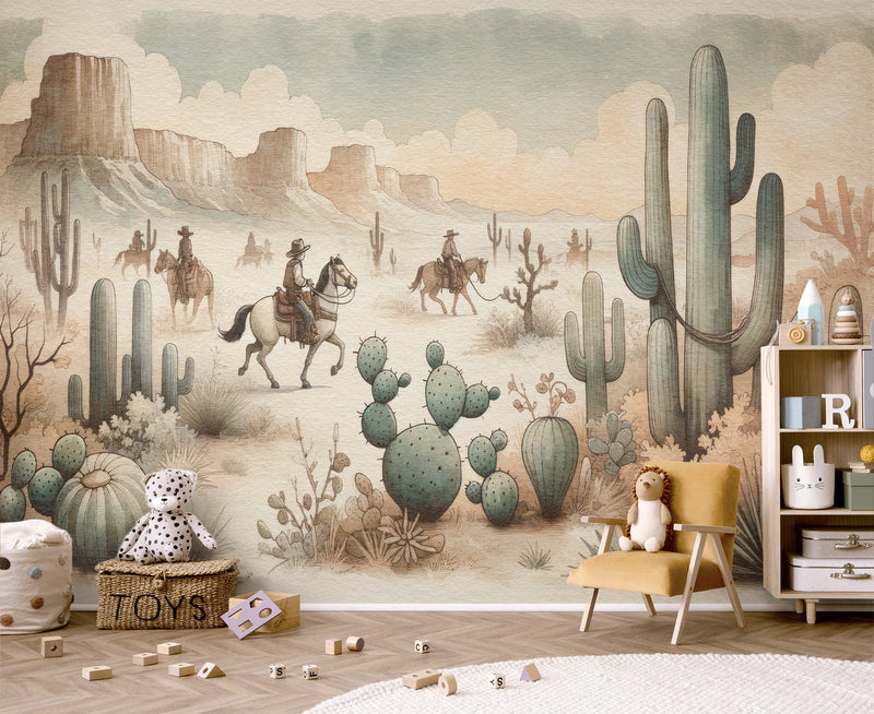 Wild West Adventure Wallpaper Mural