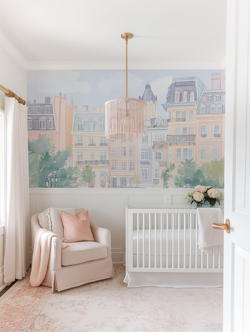 European City Dreaming Wallpaper Mural