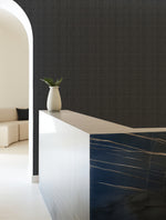 Java in Charcoal Commercial Vinyl Wallcovering