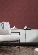 Ashsa in Wine Commercial Wallcoverings