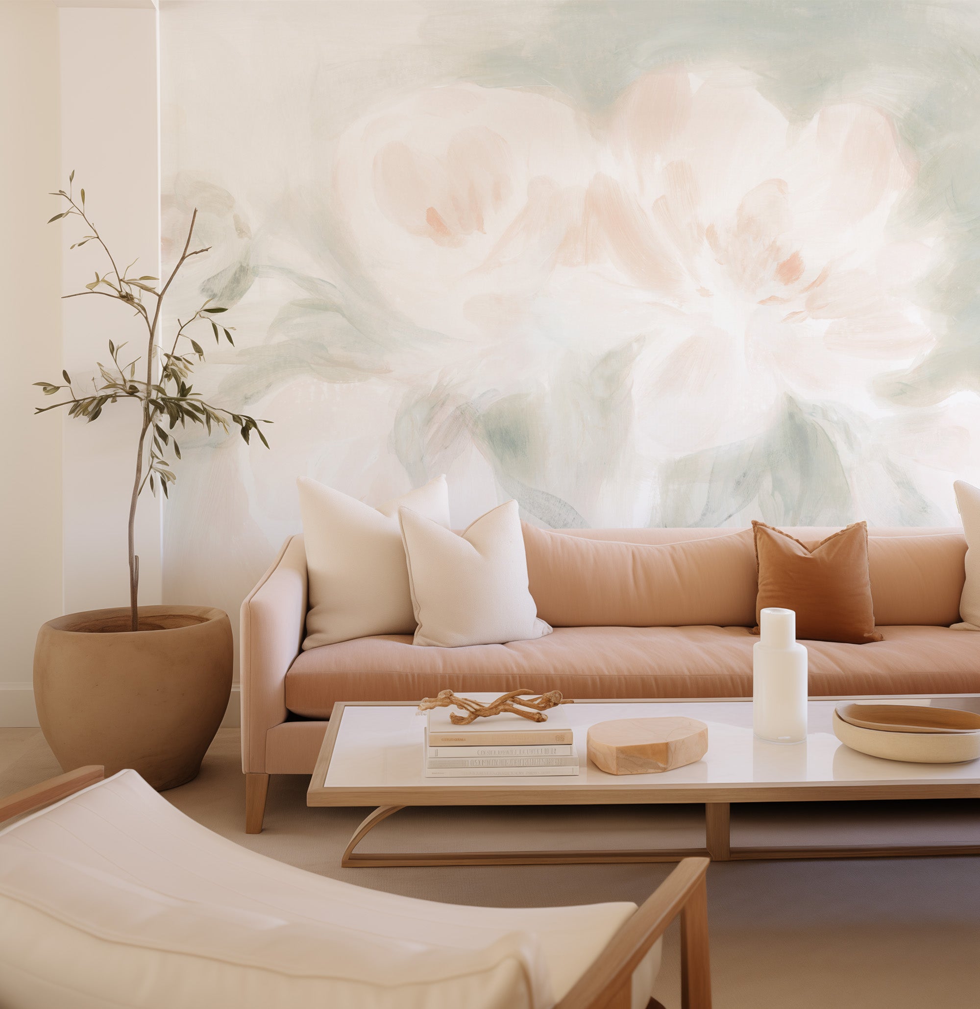 Dreamy Florals Wallpaper Mural