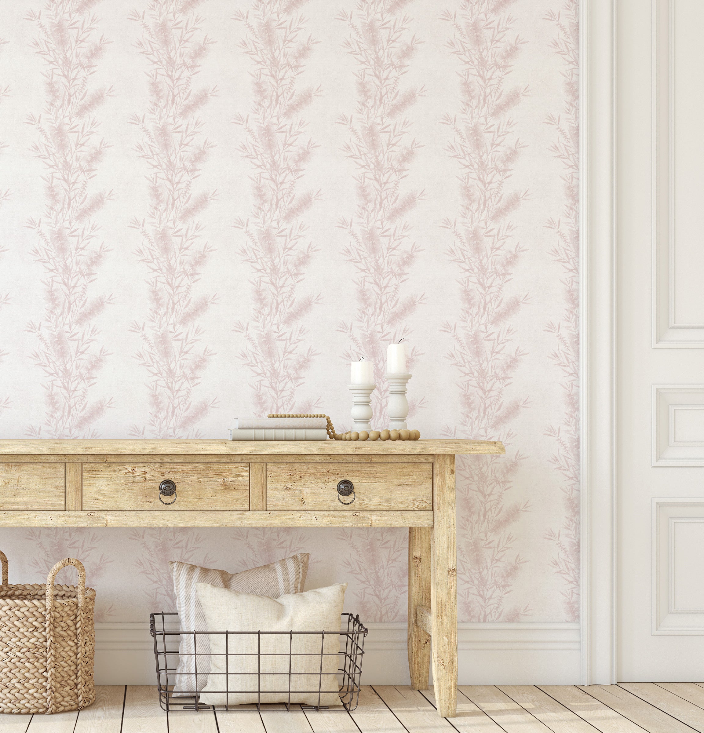 Native Botanica in Country Pink Wallpaper