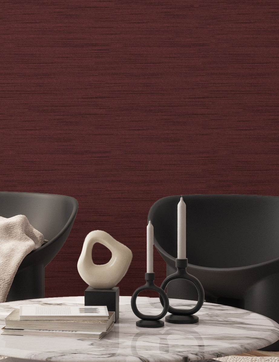 Soho in Red Sienna Commercial Vinyl Wallcovering