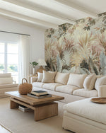 Tropical Dreamscape Painted Mural Wallpaper