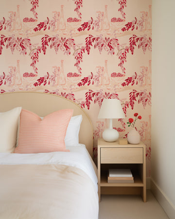 Happy Hour Napa Valley Wallpaper from Olive et Oriel where you can shop wallpaper and artworks online