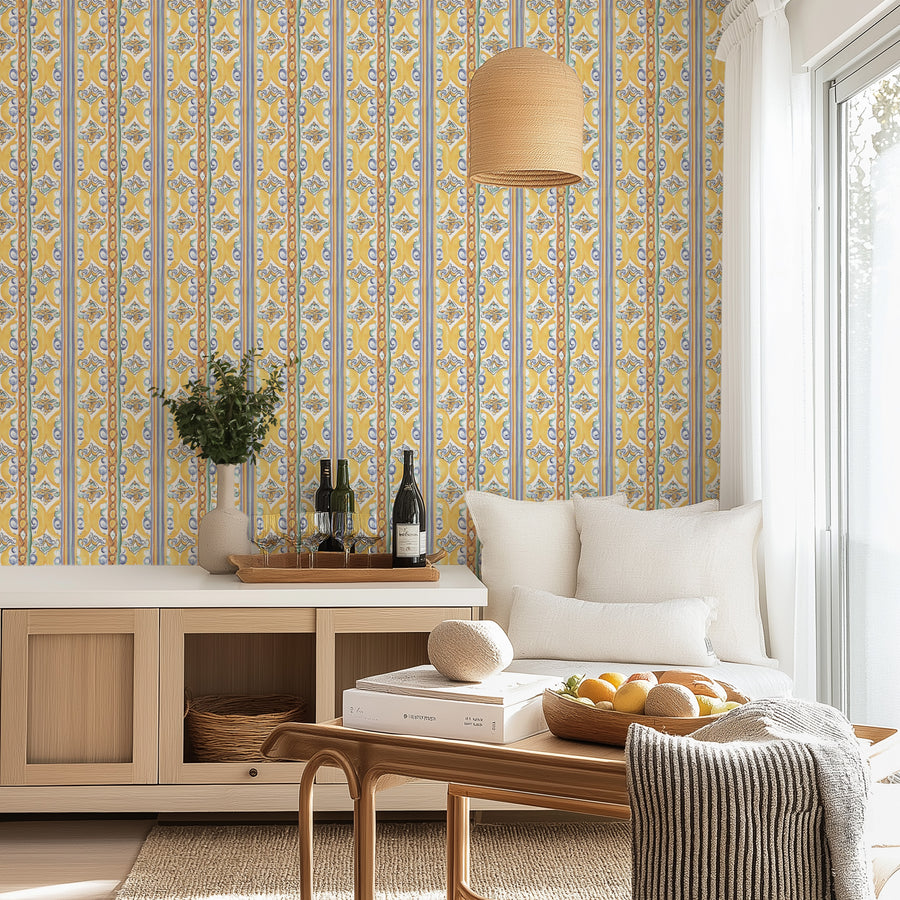 Capri Wallpaper from Olive et Oriel where you can shop wallpaper and artworks online