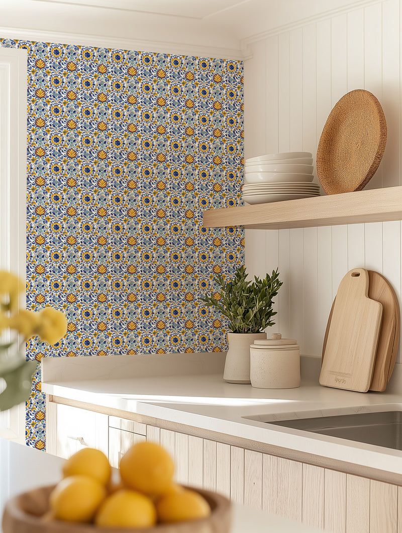 Ravello Wallpaper from Olive et Oriel where you can shop wallpaper and artworks online