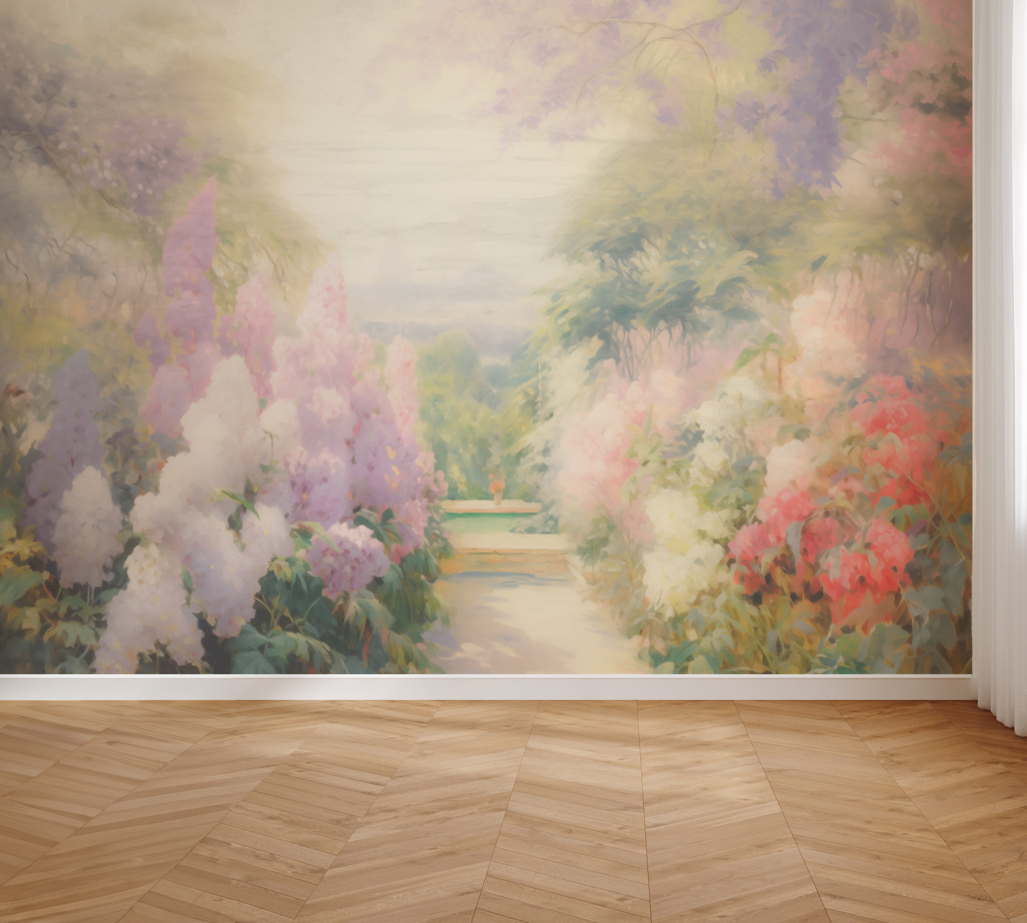 Bridgerton Garden Wallpaper Mural