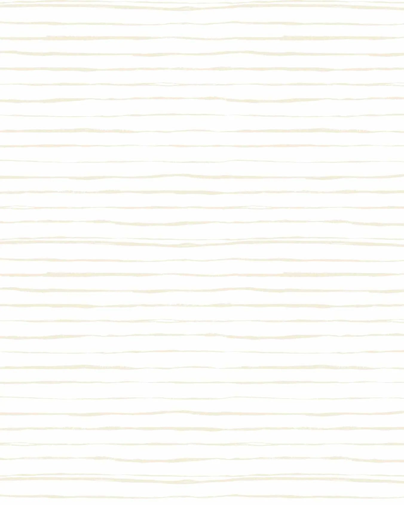 Thin Stripe Wallpaper in Cream from Olive et Oriel where you can shop wallpaper and artworks online