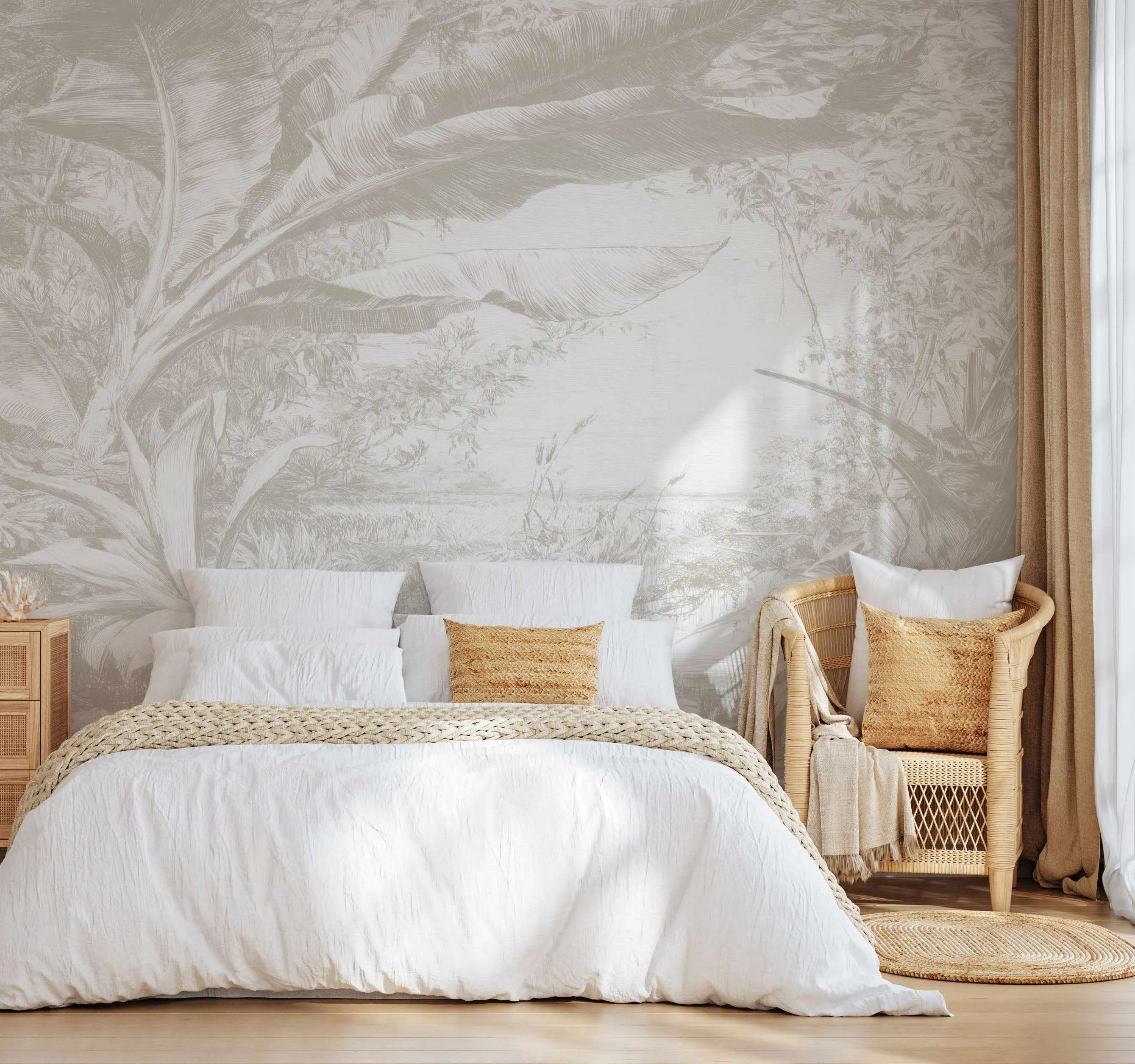 The Pass Wallpaper Mural from Olive et Oriel where you can shop wallpaper and artworks online