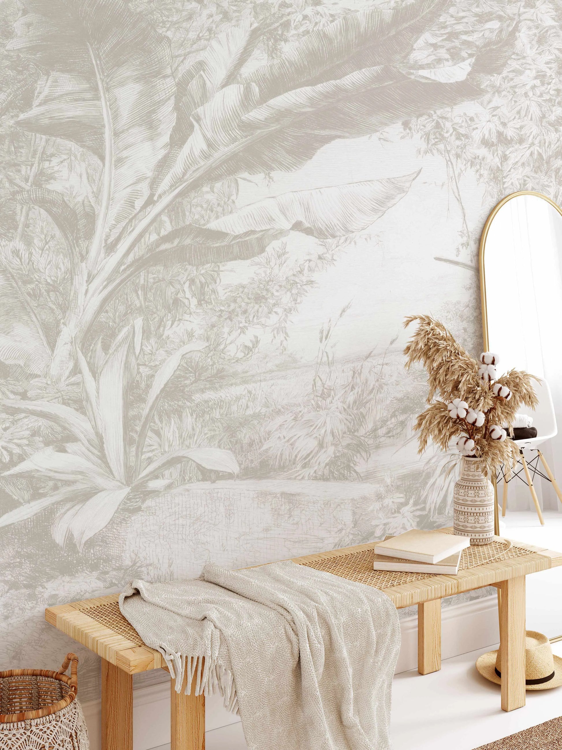 The Pass Wallpaper Mural from Olive et Oriel where you can shop wallpaper and artworks online