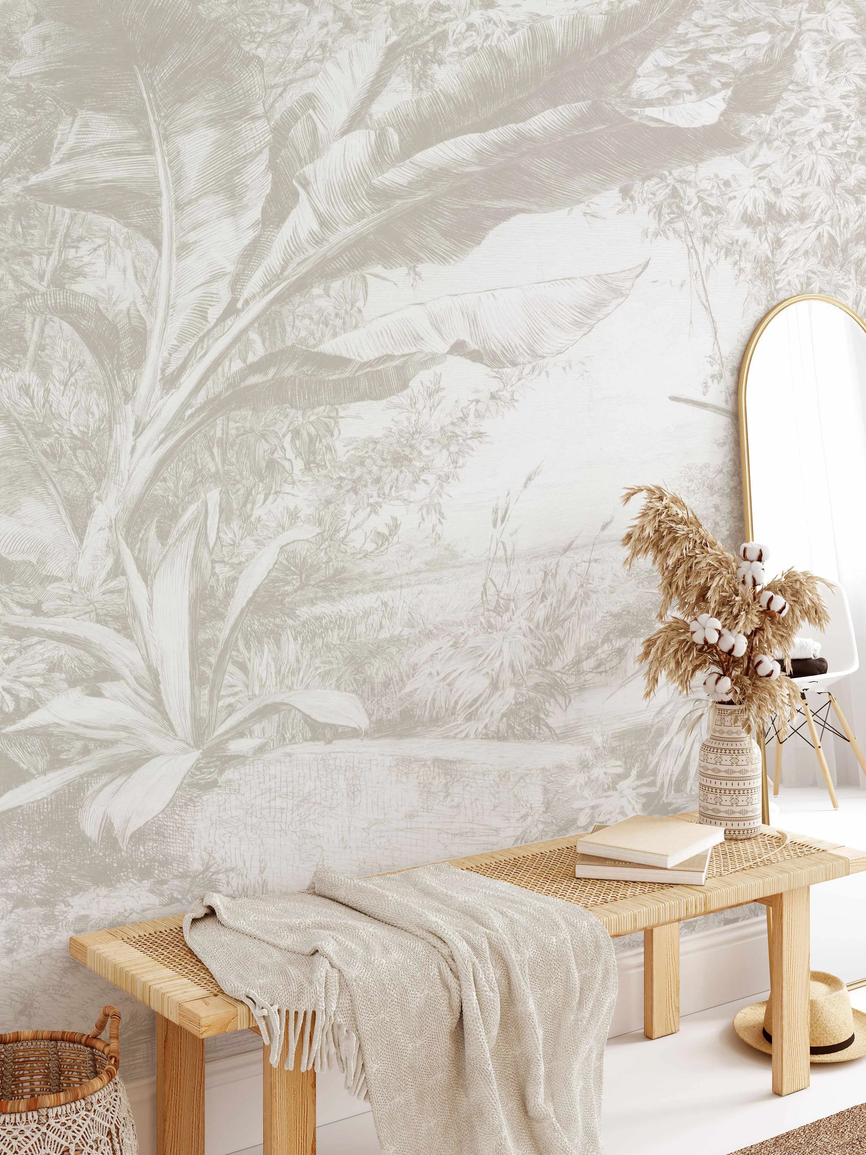 The Pass Wallpaper Mural from Olive et Oriel where you can shop wallpaper and artworks online