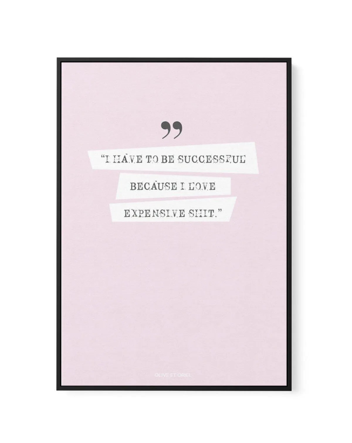 Success 101 | 2 Colour Options | Framed Canvas-CANVAS-You can shop wall art online with Olive et Oriel for everything from abstract art to fun kids wall art. Our beautiful modern art prints and canvas art are available from large canvas prints to wall art paintings and our proudly Australian artwork collection offers only the highest quality framed large wall art and canvas art Australia - You can buy fashion photography prints or Hampton print posters and paintings on canvas from Olive et Oriel