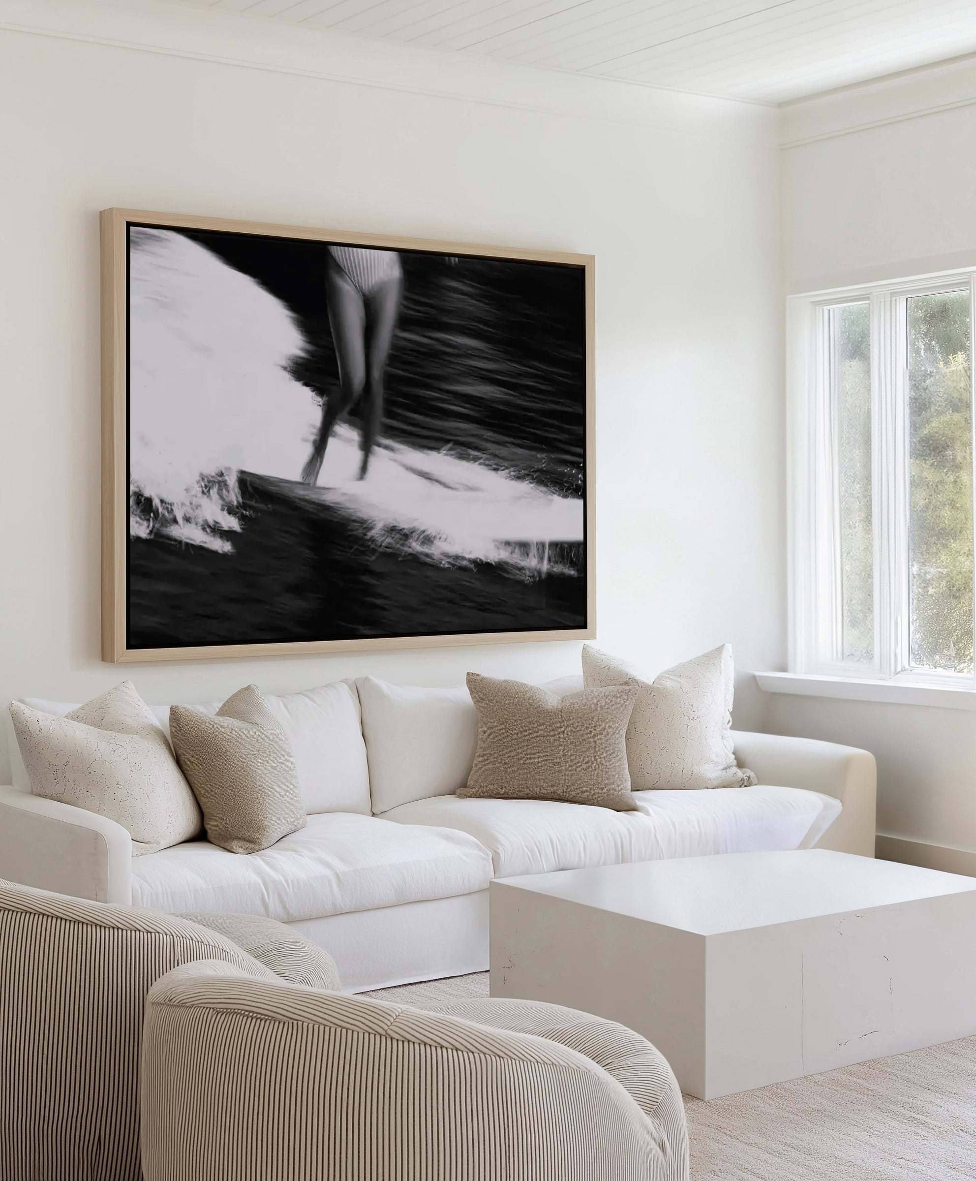 Summer Breeze by Mario Stefanelli | Framed Canvas Art Print