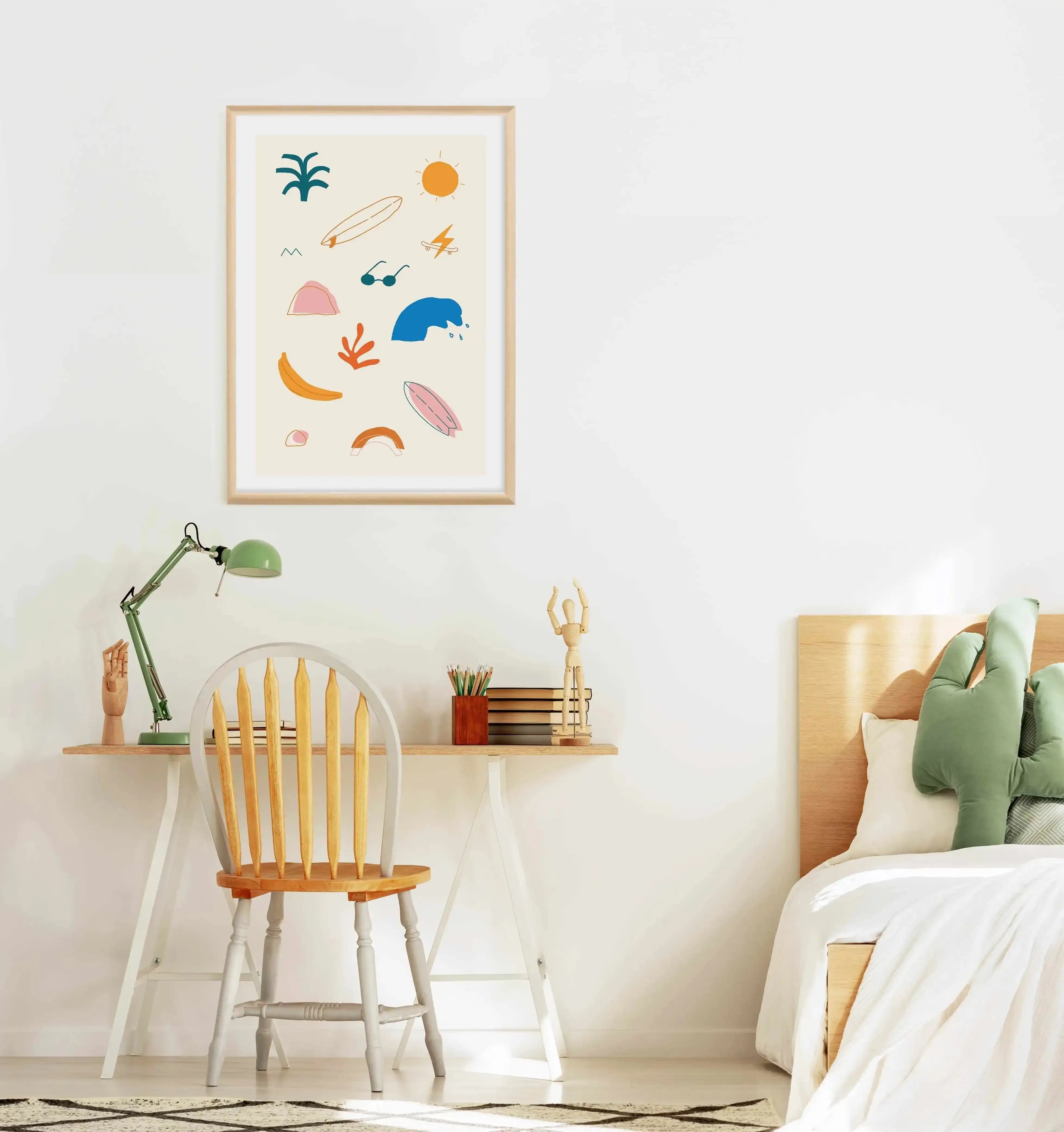 Summer Holiday Art Print-PRINT-Olive et Oriel-Olive et Oriel-Buy-Australian-Art-Prints-Online-with-Olive-et-Oriel-Your-Artwork-Specialists-Austrailia-Decorate-With-Coastal-Photo-Wall-Art-Prints-From-Our-Beach-House-Artwork-Collection-Fine-Poster-and-Framed-Artwork