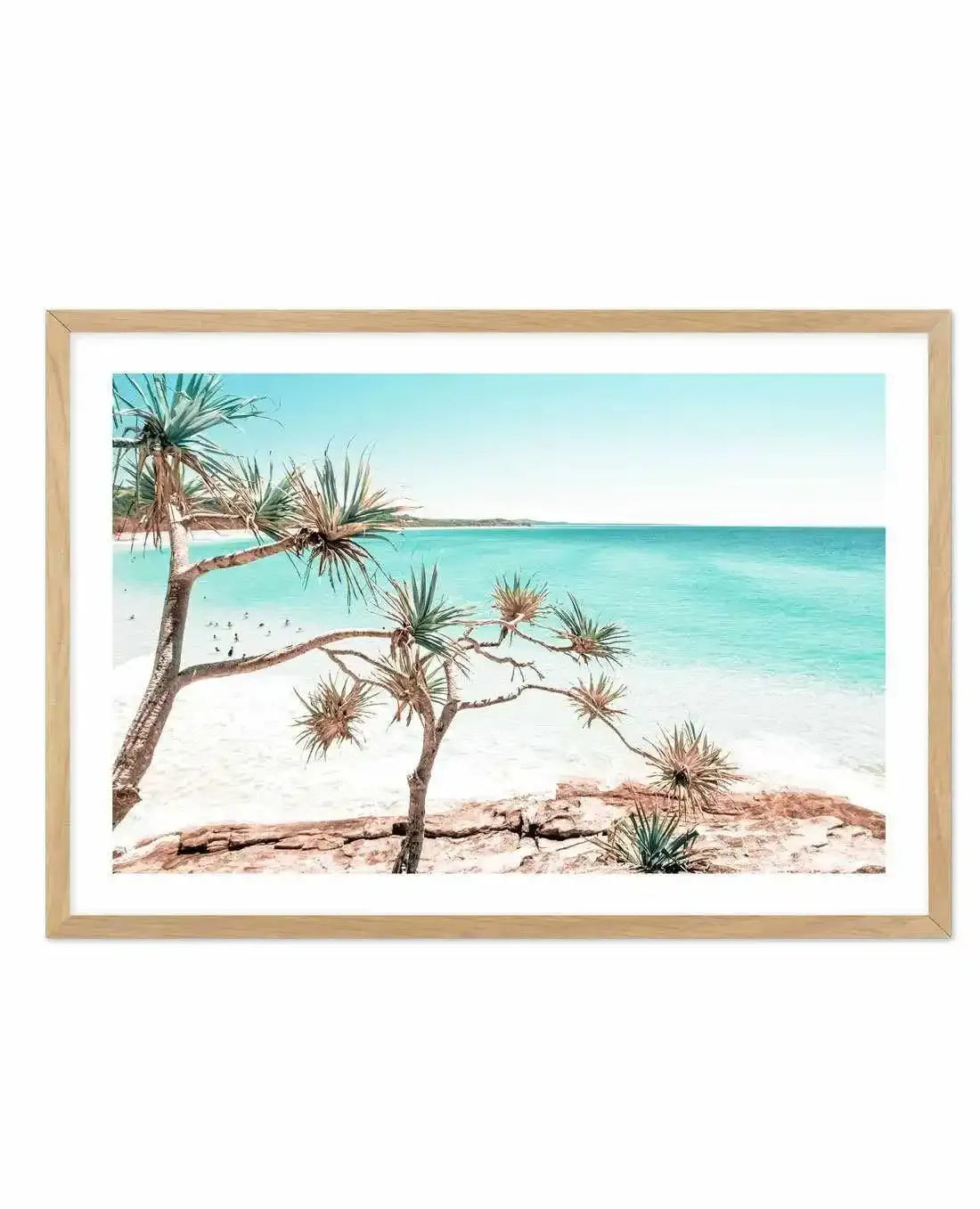 Summer on Stradbroke Art Print-PRINT-Olive et Oriel-Olive et Oriel-A5 | 5.8" x 8.3" | 14.8 x 21cm-Oak-With White Border-Buy-Australian-Art-Prints-Online-with-Olive-et-Oriel-Your-Artwork-Specialists-Austrailia-Decorate-With-Coastal-Photo-Wall-Art-Prints-From-Our-Beach-House-Artwork-Collection-Fine-Poster-and-Framed-Artwork