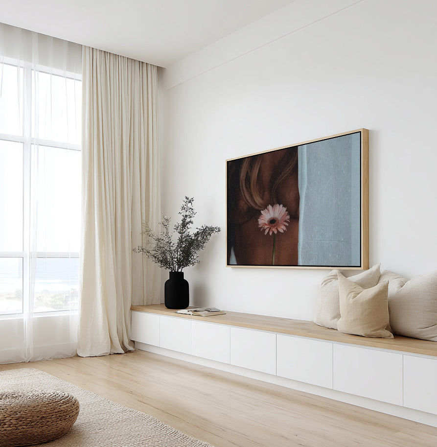 Sunday by Mario Stefanelli | Framed Canvas Art Print