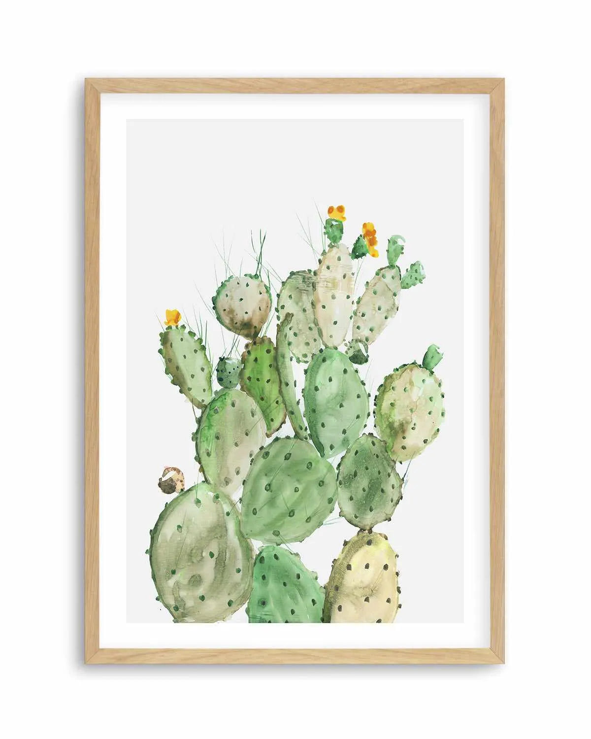 Sunny Cactus Art Print from Olive et Oriel where you can shop wallpaper and artworks online