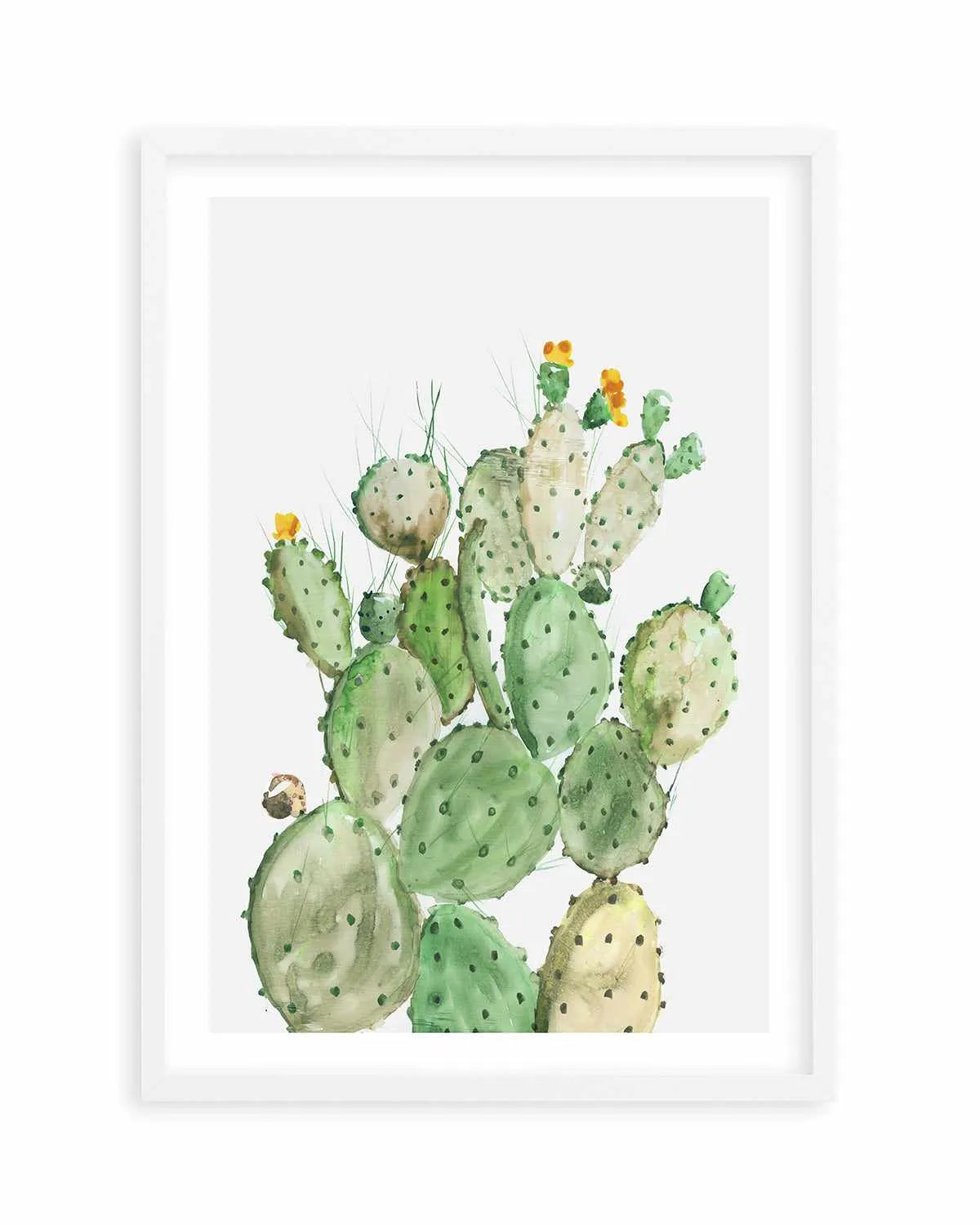 Sunny Cactus Art Print from Olive et Oriel where you can shop wallpaper and artworks online