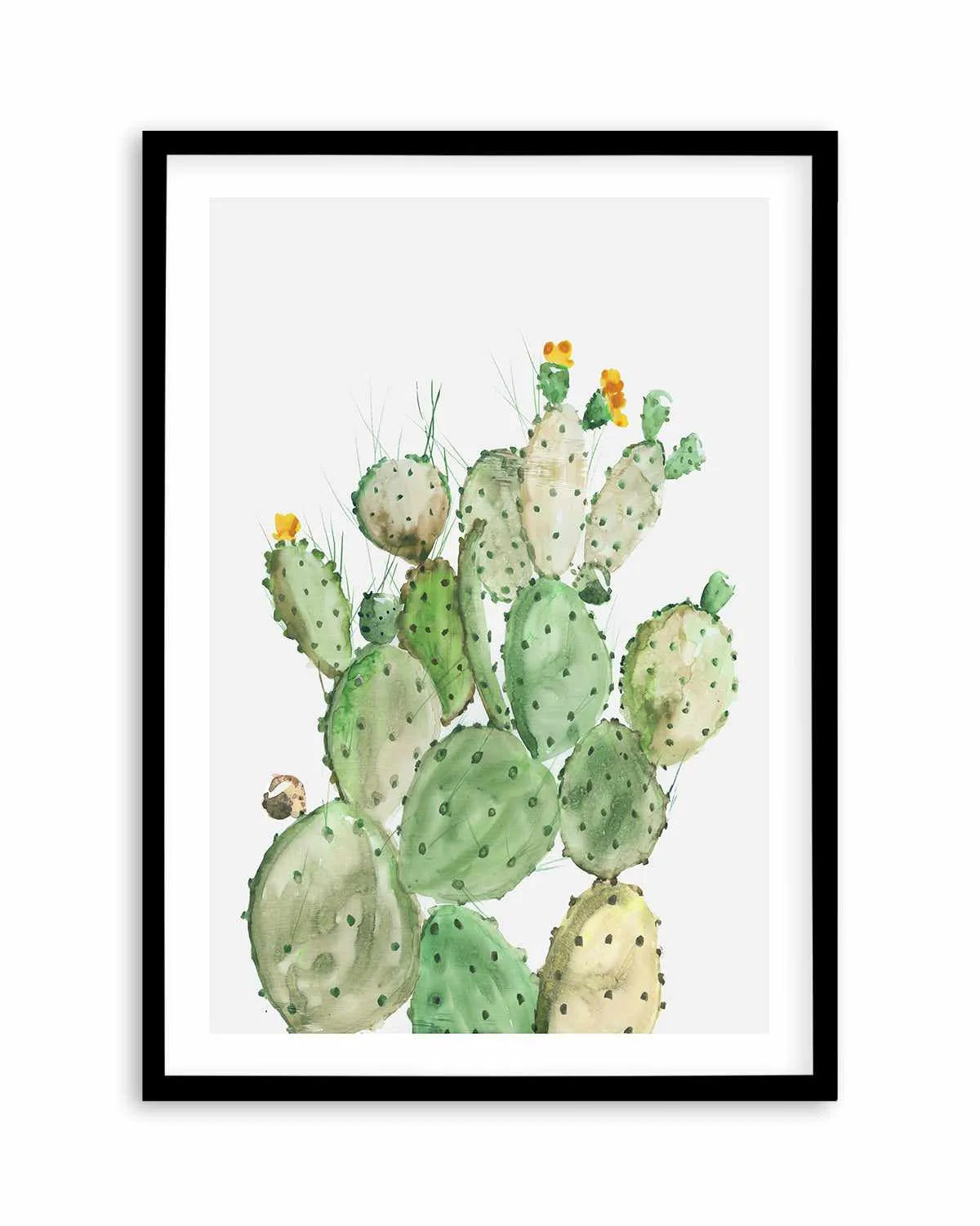 Sunny Cactus Art Print from Olive et Oriel where you can shop wallpaper and artworks online