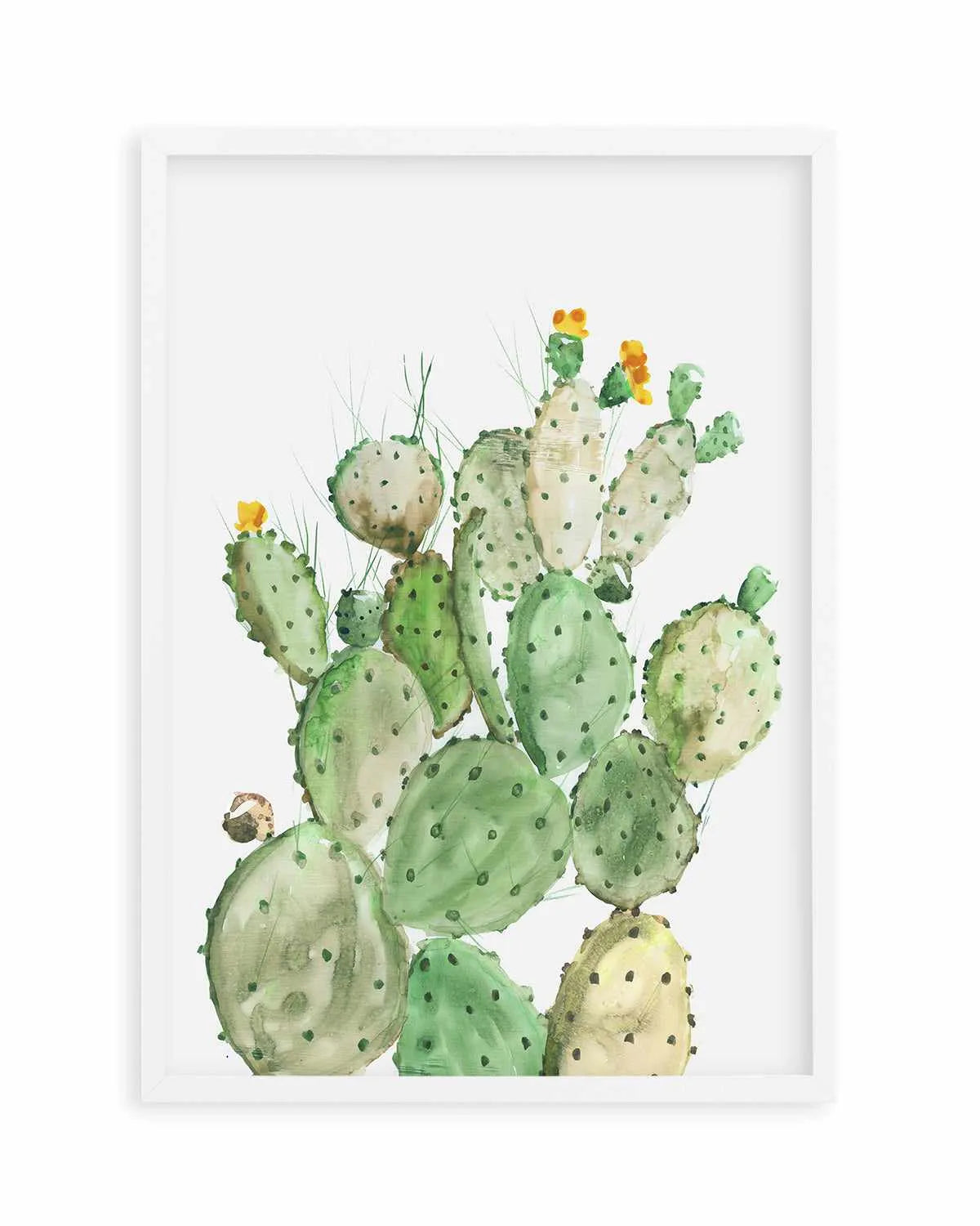 Sunny Cactus Art Print from Olive et Oriel where you can shop wallpaper and artworks online