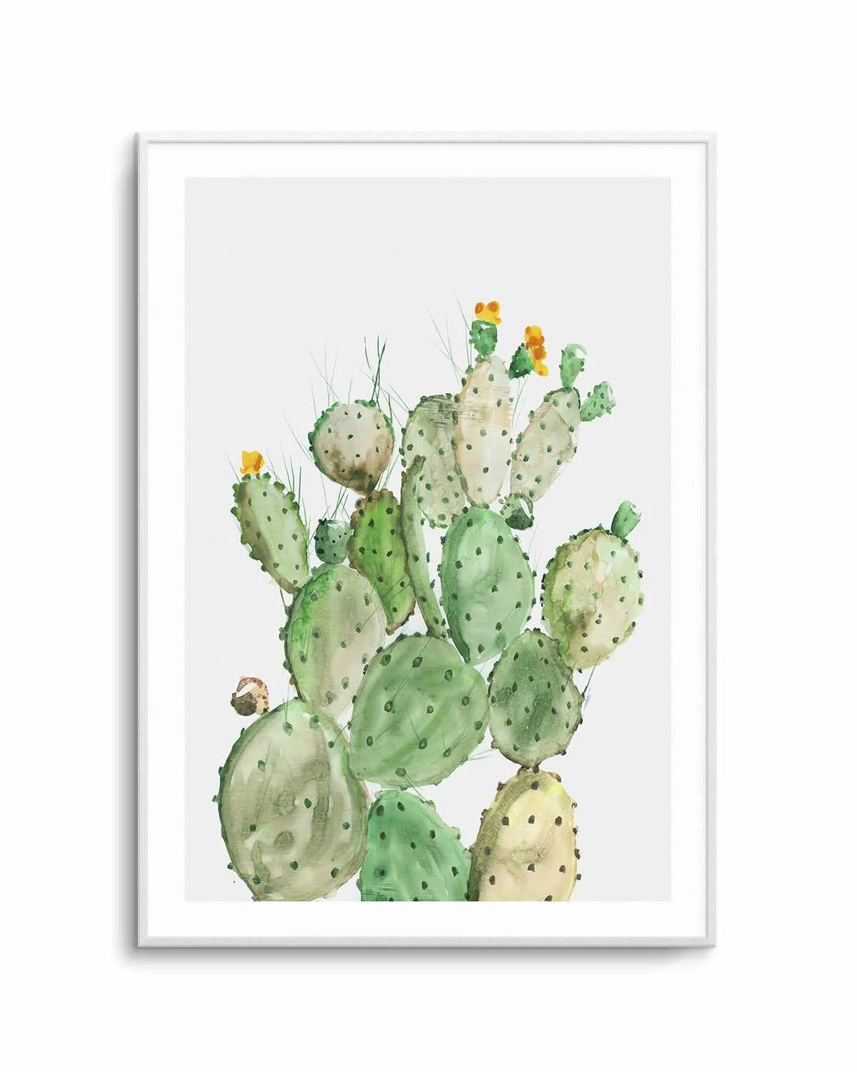 Sunny Cactus Art Print from Olive et Oriel where you can shop wallpaper and artworks online