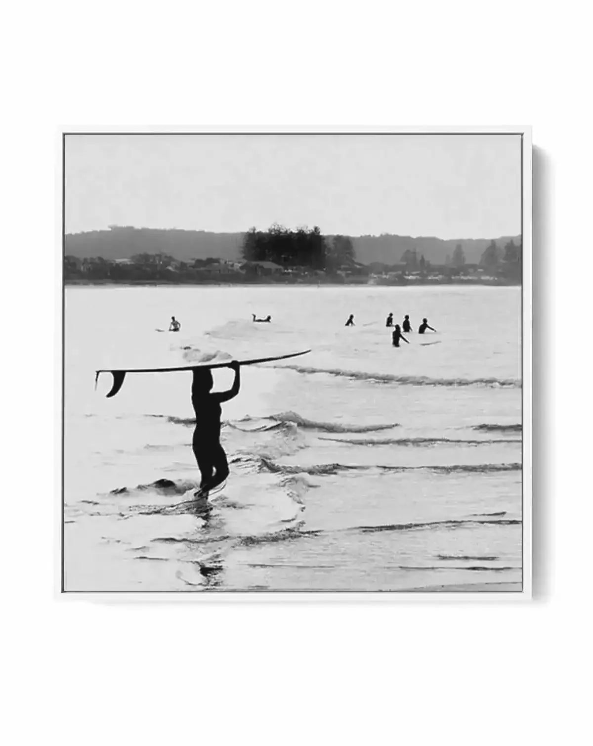 Surfer Girl SQ | Framed Canvas-CANVAS-You can shop wall art online with Olive et Oriel for everything from abstract art to fun kids wall art. Our beautiful modern art prints and canvas art are available from large canvas prints to wall art paintings and our proudly Australian artwork collection offers only the highest quality framed large wall art and canvas art Australia - You can buy fashion photography prints or Hampton print posters and paintings on canvas from Olive et Oriel and have them d