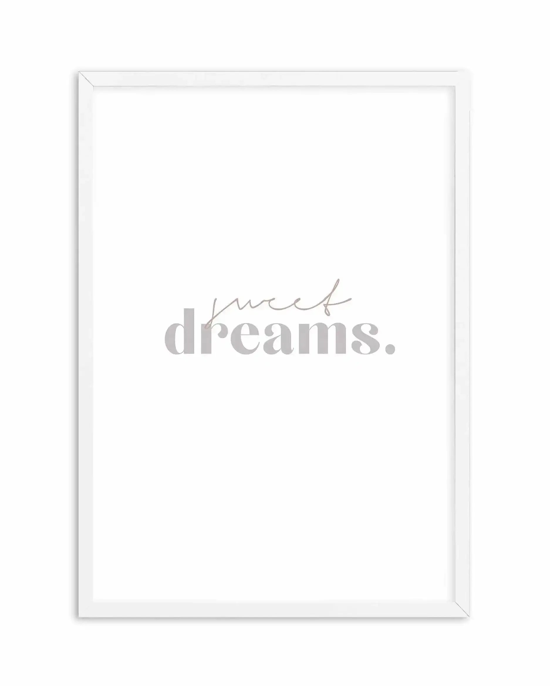 Sweet Dreams Art Print-PRINT-Olive et Oriel-Olive et Oriel-A5 | 5.8" x 8.3" | 14.8 x 21cm-White-With White Border-Buy-Australian-Art-Prints-Online-with-Olive-et-Oriel-Your-Artwork-Specialists-Austrailia-Decorate-With-Coastal-Photo-Wall-Art-Prints-From-Our-Beach-House-Artwork-Collection-Fine-Poster-and-Framed-Artwork